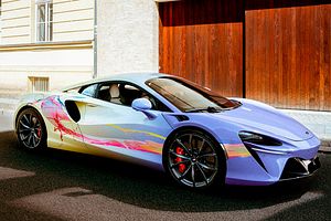 McLaren Artura Art Car Looks Pretty In Pastel