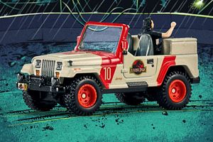 Hot Wheels Introduces Jurassic Park Jeep Wrangler And Jeff Goldblum Combo Set