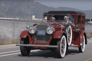 Jay Leno Takes Fatty Arbuckle's 1923 McFarlan Model 154 Knickerbocker Cabriolet For A Spin