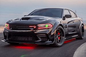 Shaq's Latest Dodge Charger Is A Glowing SRT Hellcat Redeye Widebody
