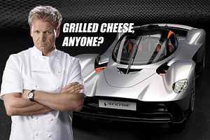 Watch Gordon Ramsay Make A Grilled Cheese Using An Aston Martin Valkyrie