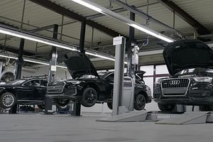 Watch Audi's In-House Chop Shop Recycle Old Cars For New Model Parts