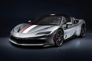 Ferrari SF90 Spider With Asymmetrical Stripes Is A Total One-Off