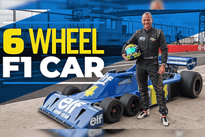 The Stig Drives Tyrrell's Infamous Six-Wheel Formula 1 Car