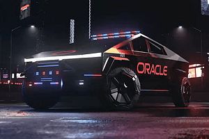 Tesla Cybertruck Cop Car Teased As Robocop's Dream Ride