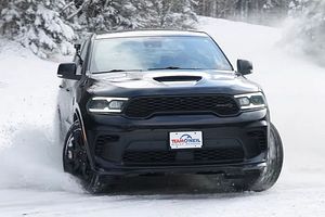 Watch: Dodge Durango SRT Hellcat Nearly Beats Subaru WRX On Snowy Rally Stage