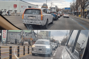Hyundai Ioniq 7 Prototype Spied Testing With Less Camouflage