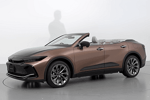 Toyota Crown Convertible Concept Is A Wacky Four-Door, Lifted Convertible Sedan