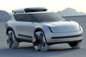 Lucid Designer Imagines Saab Luxury SUV For The EV Age