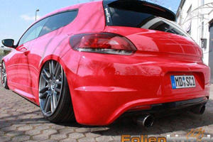 VW Scirocco on Bentley Wheels is Odd but Awesome