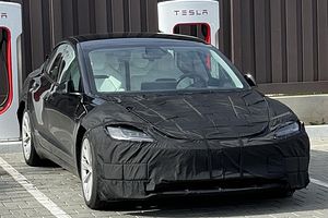 Tesla Model 3 Performance Spied In Santa Monica