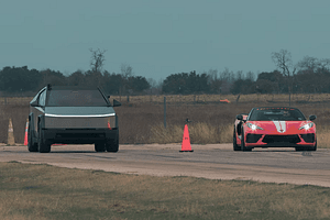 Drag Race: Hennessey's 708-HP Corvette Convertible Takes On Tesla Cybertruck