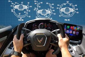 Customizable GM Steering Wheel Can Change From A Circle To A Yoke, And Everything In Between