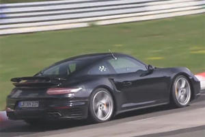Check Out the Porsche 911 Turbo S Facelift at the Ring