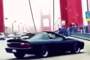 This Guy Doing Donuts in a Camaro on the Golden Gate Bridge is Our Hero