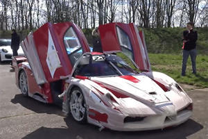 Now We Know Why The World's Only Street Legal Ferrari FXX Is Covered In Tape