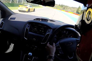 Unlikely Competition: A Ford Focus RS Chases Down A Porsche Cayman GT4