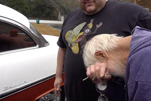 Son Gifts Grandpa With His Dream 1955 Chevrolet Bel Air, Tears Ensue