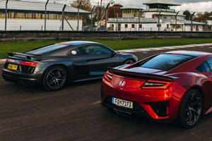 Can The Futuristic Acura NSX Beat The Old-School Audi R8?