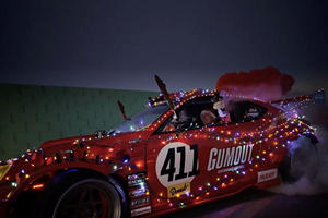 Santa Gets Naughty? Hoons His Ferrari-Powered Toyota GT86 To Smitherines