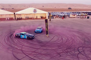 Ford Racing Just Made The World's Largest Tire Mark For A Great Cause
