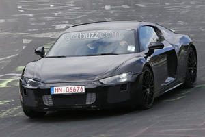 New Audi R8 Spied Nearly Naked on the Track