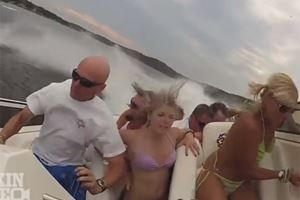 Boat Crash Flings Passengers Like Ragdolls