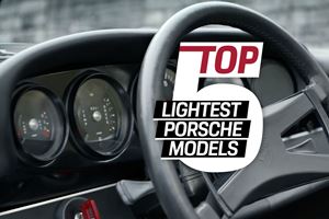 Porsche Reveals The 5 Lightest Models In Its History