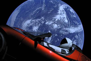 Tesla Roadster Sent Into Space Is Now Beyond Mars