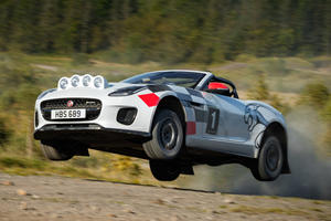Jaguar Built A Pair Of Wonderfully Crazy F-Type Roadster Rally Cars