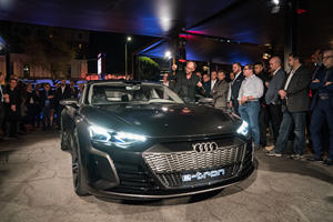 Audi e-tron GT Concept's LA Debut Is A Huge Party