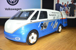 Volkswagen I.D. Buzz Cargo Concept Makes First Delivery In LA