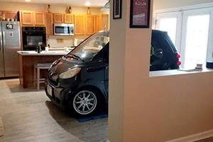 Man Parks Car In Kitchen To Save It From Deadly Hurricane Dorian