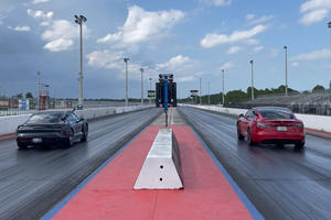 Tesla Model S Plaid Vs. Porsche Taycan Turbo S Drag Race Is Not Even Close