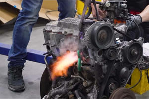 This Is How You Make A Diesel Engine Run On Gasoline