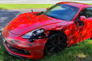 Crashed Porsche Cayman Costs More To Repair Than Replace