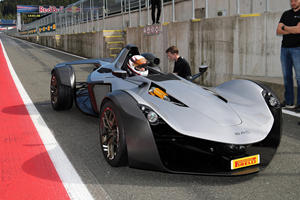 340-HP British Track Toy Smashes 1,000-HP Ferrari On Track