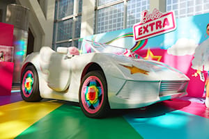 Barbie's Full-Size EV Is A Fiat 500 With Wings