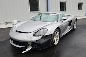 There's A Bidding War For This Damaged Porsche Carrera GT