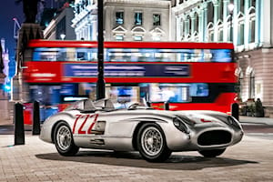 Watch Sir Stirling Moss's Mercedes 300 SLR Take A Final Blast Through London