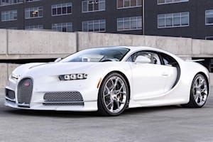 This All-White Bugatti Chiron Is A Rapper's Delight