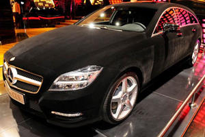 See The Team At Velvet Cars Wrap A Mercedes-Benz CLS 350