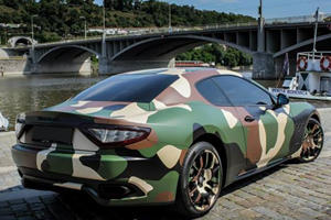 One Thoroughly Camouflaged Commando Maserati