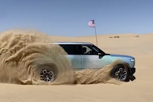 Watch Rivian Dominate The Desert With New Sand Mode