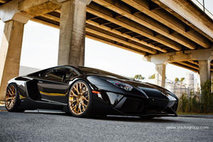 Black and Gold Lamborghini Aventador; Ultimate Color Combo?