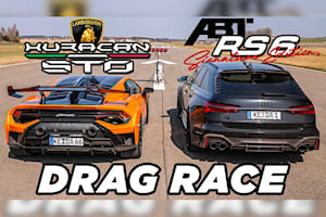 Super Drag Race: 800-HP Audi RS6 Vs. Lamborghini Huracan STO