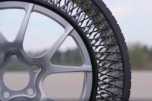 Goodyear Shows Off New Airless Tires