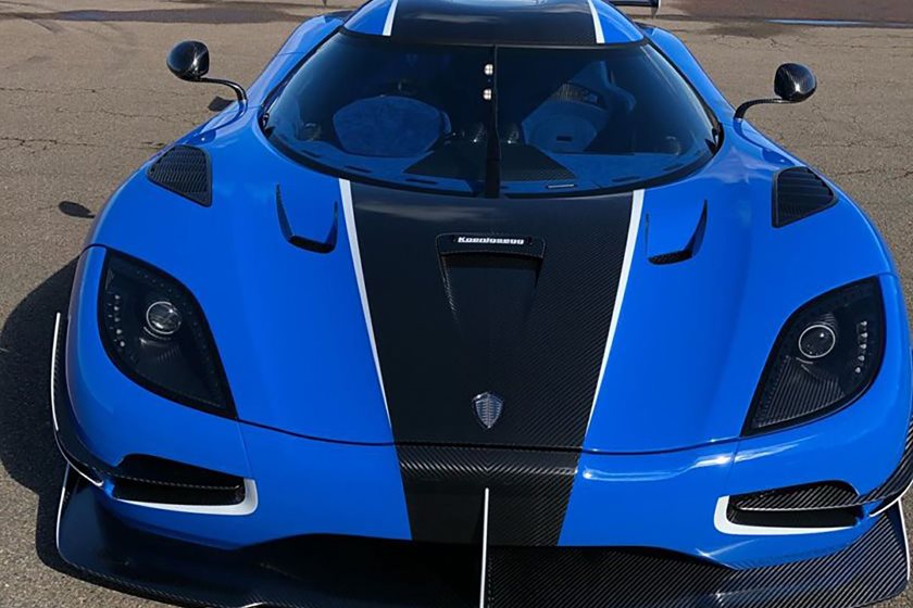 Two Tone Blue Koenigsegg Agera Rsn Is A One Off Beauty Carbuzz