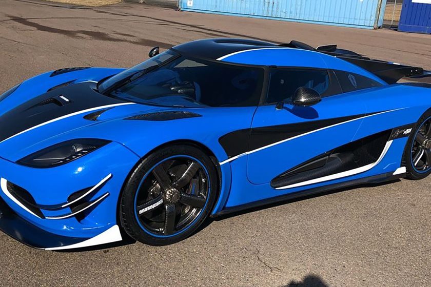 Two Tone Blue Koenigsegg Agera Rsn Is A One Off Beauty Carbuzz