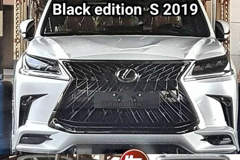 2019 Lexus Lx Black Edition S Leaks Before Official Reveal